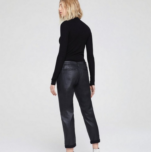 NWOT Caden Faux Leather Tailored Trousers - Picture 3 of 7